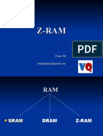 Z-RAM(zero capacitance RAM)