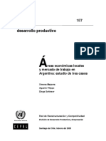 Areas Economicas Locales y Mercado de Trabajo PDF