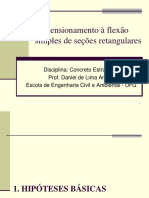 Aula 5 - Dimensionamento À Flexão Simples de Seções Retangulares PDF