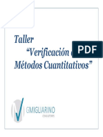 Taller Verificacion de Procedimientos de Medida Cuantitativos PDF