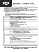 Domestic Violence Safety Assessment Tool | PDF | Violence | Domestic ...