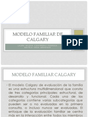 Modelo Familiar de Calgary | PDF | Familia | Evaluación