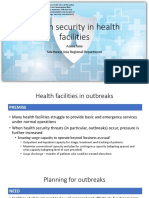 Health Security in Health Facilities