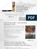 Using New Technologies to Support Health Security 