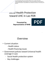 Social Health Protection Toward UHC in Lao PDR
