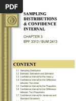 Chapter 3 Sampling Distribution and Confidence Interval 