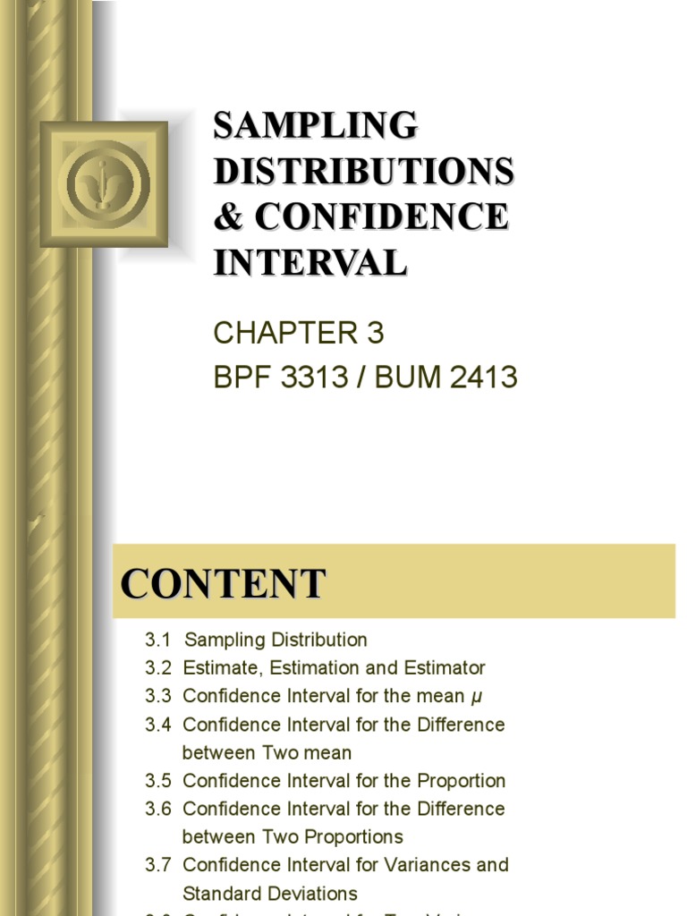 Statistics For College Students Pdf Confidence Interval