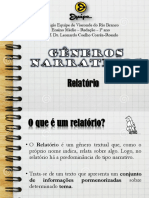 Aulas 19 - Gêneros Narrativos - Relatório