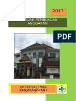 Panduan Pembukuan Anggaran: Upt - Puskesmas Banjarangkan I