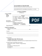 Formulir Laporan KNC, KTC, KTD Dan Sentinel 2