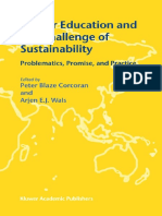 (Cerc Studies in Comparative Education) Peter Blaze Corcoran, Arjen E. J. Wals-Higher Education and The Challenge of Sustainability - Problematics, Promise, and Practice-Springer (2004) .En - Id