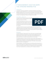 Vmware General Data Protection Regulation and It Management Vmware Perspective