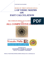 Sample Vedic Math