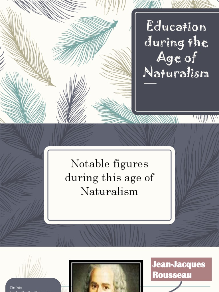 Rousseau's Naturalism in Education | PDF | Jean Jacques Rousseau | Pedagogy