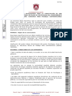 Bases Constitución Bolsa de Trabajo Para Psicólogo