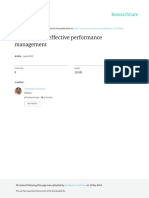 7 Elements of Effective Performance Management