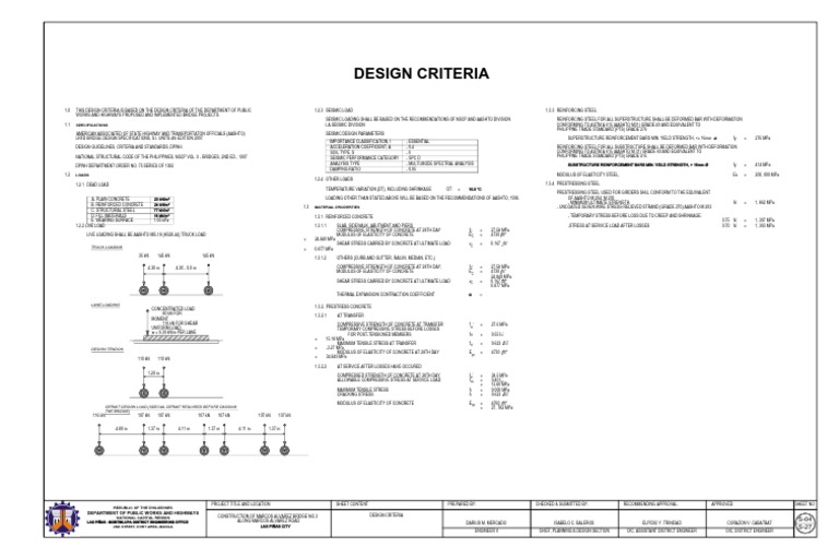Design Criteria For Bridges PDF Strength Of Materials Concrete