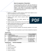 Structured Dessertation Format PDF