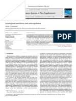 Loco Regional Anesthesia and Anti Coagulation