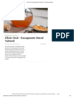 Elixir Oral - Enxaguante Bucal Natural - Remedios Naturais
