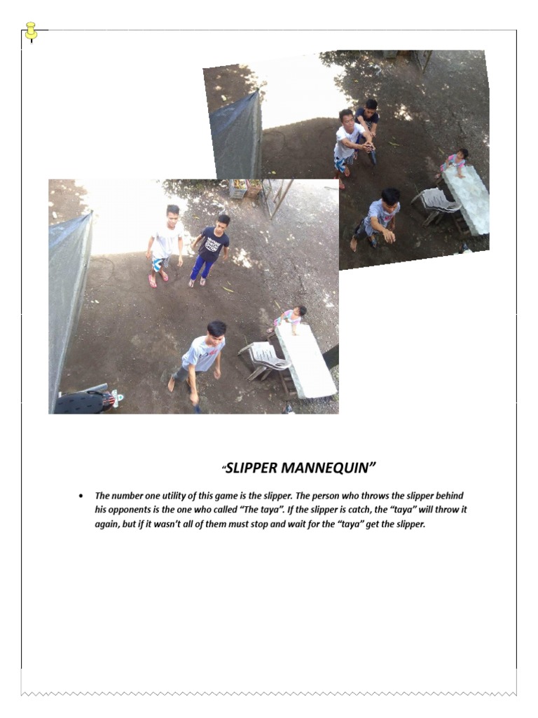 Slipper Mannequin PDF Leisure Sports