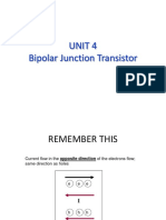 Unit 4 Bipolar Junction Transistor