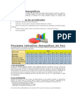 Indicadores Demográficos