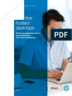 Effective Hosted Desktops HP Convergedsystem 100 For Hosted Desktops With Citrix Xendesktop