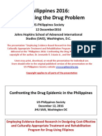 Confronting The Drug Epidemic in The Philippines by DR - Leonardo R. Estacio Jr.