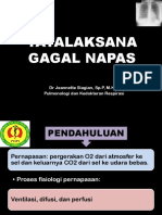 Tatalaksana Gagal Napas - Dr. Jeannette Siagian, SP.P, M.kes
