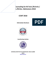 CCMT 2018 Information Brochure