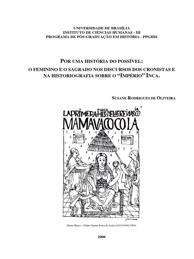 Feminino e Sagrado no Império Inca | PDF | Gênero | Estudos de Gênero, image size:768x1024