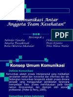 "Komunikasi Antar Anggota Team Kesehatan''