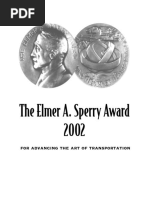 The Elmer A. Sperry Award 2002: For Advancing The Art of Transportation