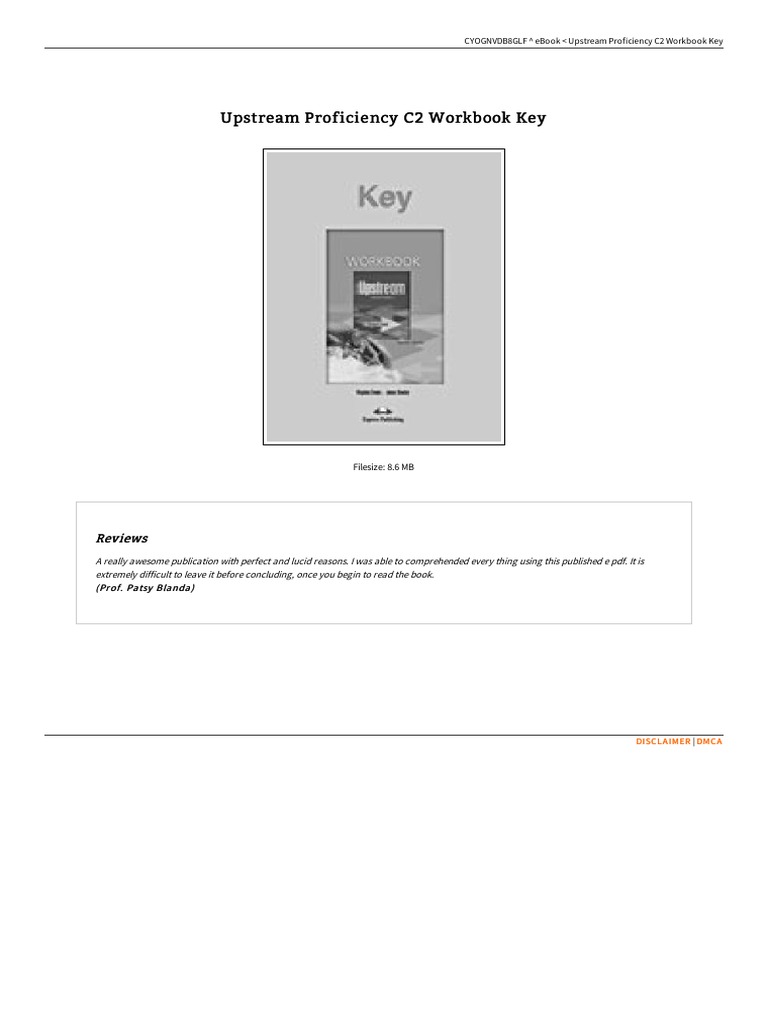 Upstream Proficiency C2 Workbook Answer Key