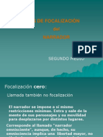 La focalización del narrador