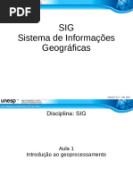 1 Introdução Ao Geoprocessamento
