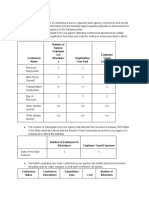 Number of Agency Employee Sin Attendanc e Registration Fees Paid Employee Travel Expenses