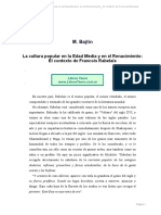 Bajtin M. - La Cultura Popular En La Edad Media Y En El Renacimiento.pdf