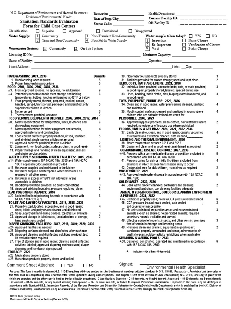 nc-health-inspection-sheet-pdf-hygiene-foods