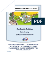 Zonificacion Ecologica y Economica