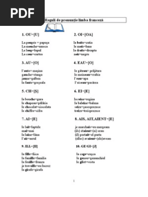 18932079 Reguli De Pronuntie In Limba Franceza Theorie Echecs