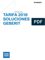 GEBERIT Tarifa 2018 Soluciones