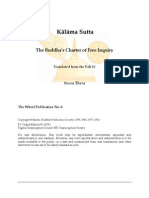 Kalama Sutta: The Buddha's Charter of Free Inquiry
