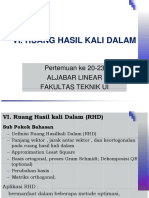 Alin Pertemuan Ke 20-23 Ruang Hasil Kali Dalam