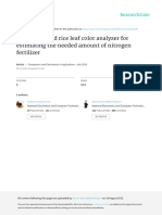 Android-Based Rice Leaf Color Analyzer For Estimating The Needed Amount of Nitrogen Fertilizer