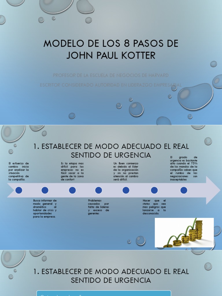 8 Pasos para el Cambio Efectivo de Kotter | PDF | Liderazgo | Business