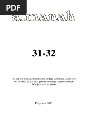 Almanah 31 32 Pdf