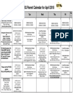 april 2018 parent calendar 