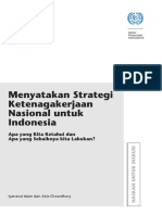 Menyatakan Strategi Ketenagakerjaan Nasional Untuk Indonesia